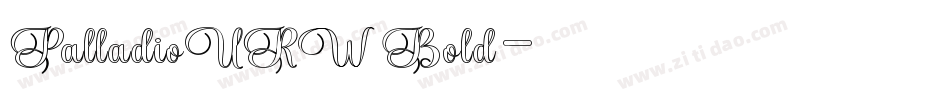 PalladioURW Bold字体转换